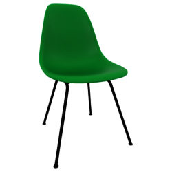 Vitra Eames DSX 43cm Side Chair Classic Green / Black